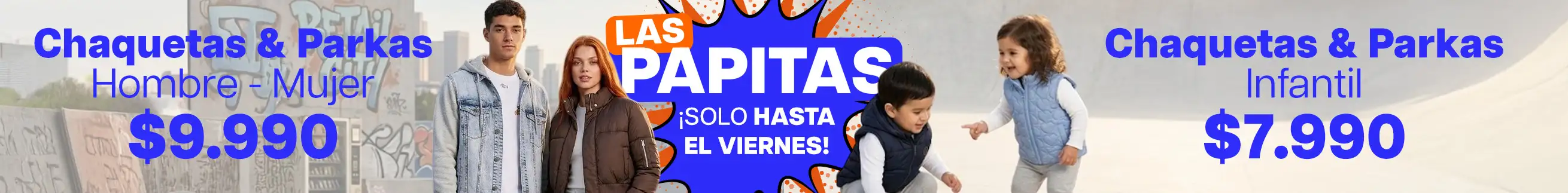 Chaquetas y Parkas  - Hombre, Mujer y infantil